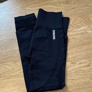 Gymshark Black Leggings-very lightly worn